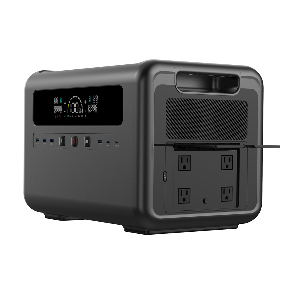 Outdoor Power Station - Generator Tenaga Surya 2400W, Stasiun Daya