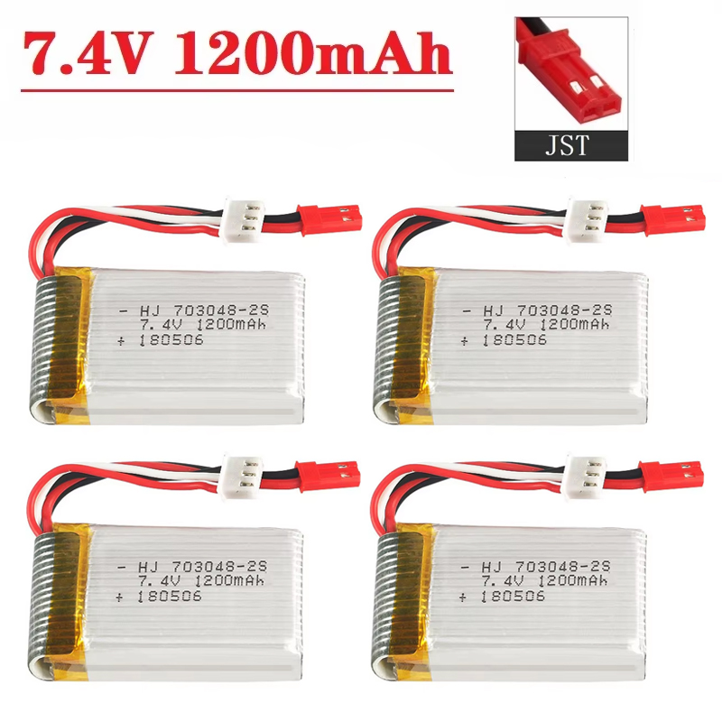 Lithium Battery 12V - Baterai Lipo 2S 7.4 V 1200MAh