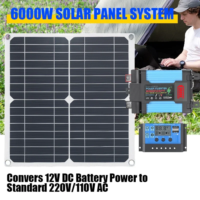 Solar Panel 200W - Paket Panel Surya 6000W yang dilengkapi
