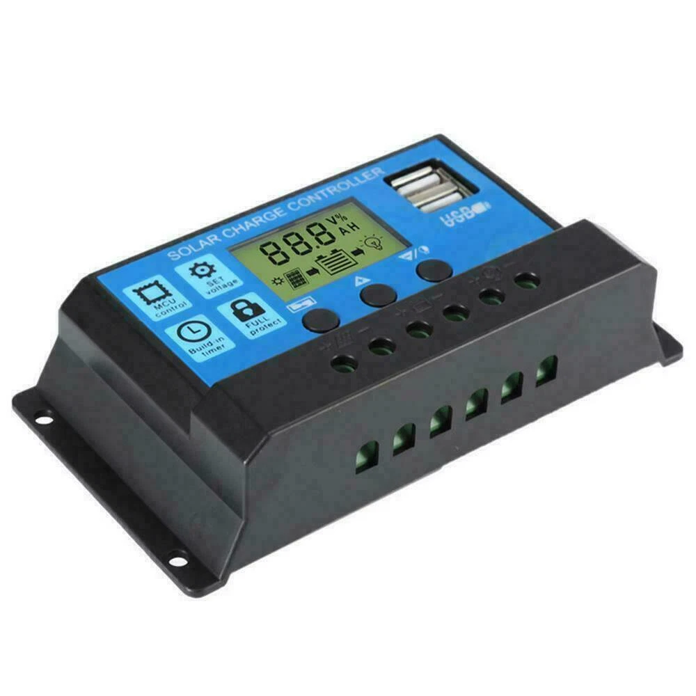 Charge Controller Solar - PWM 20A 12/24V Regulator Pengontrol Pengisian