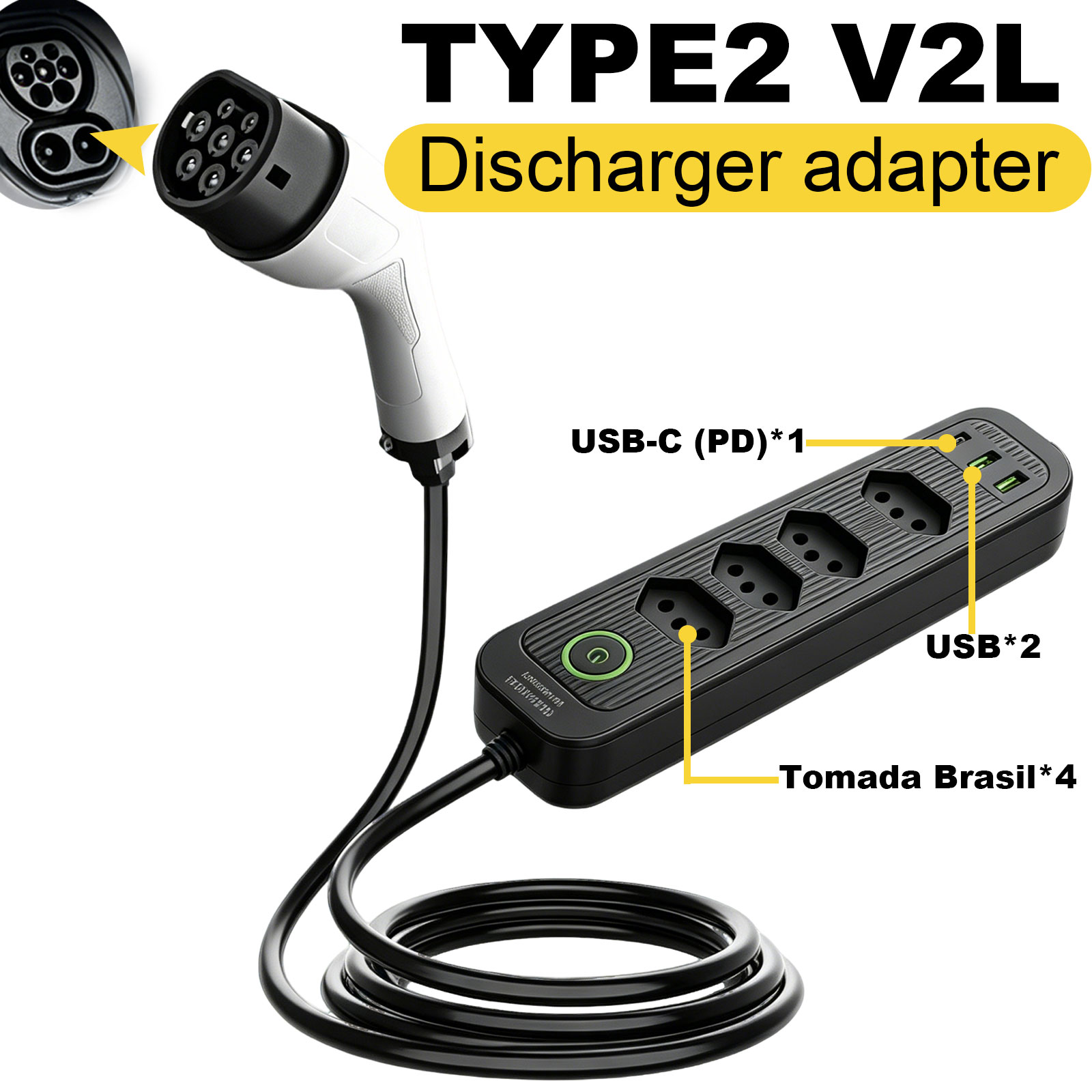 Adaptor Pengisian Daya Tipe 2  - Outdoor Power Station ulasan dan harga