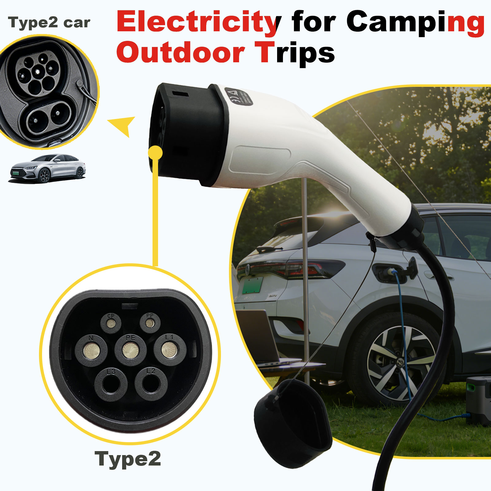 Adaptor Pengisian Daya Tipe 2  - Outdoor Power Station ulasan dan harga