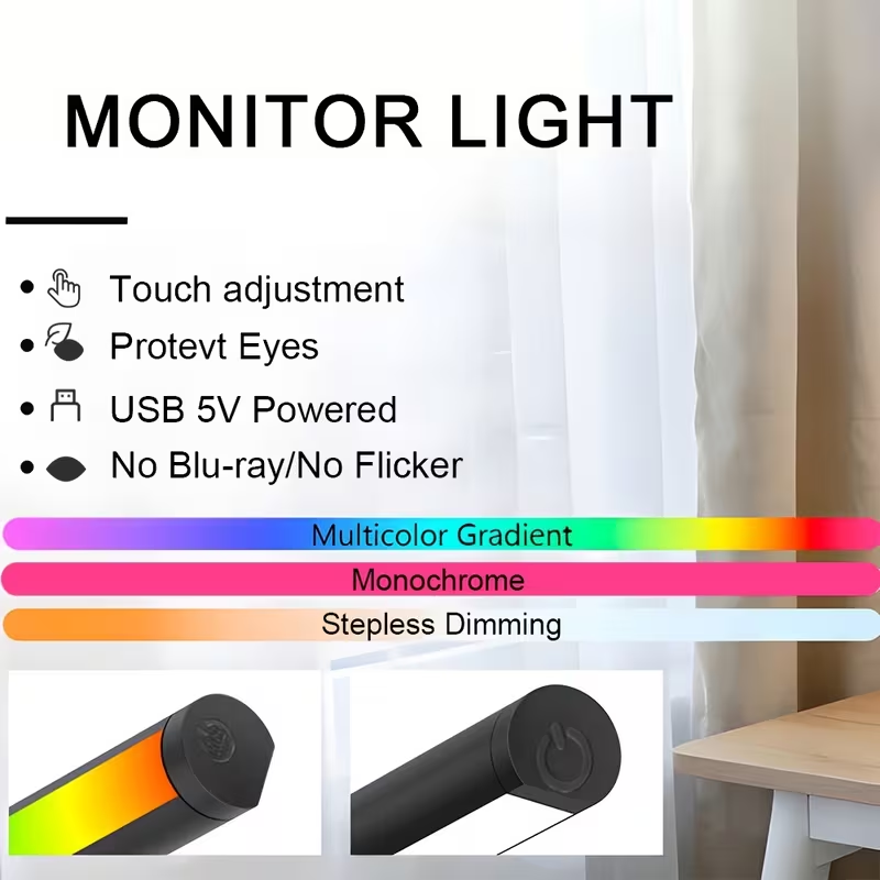 Lampu Bar Monitor Komputer unt - Energy Monitor Meter ulasan dan harga