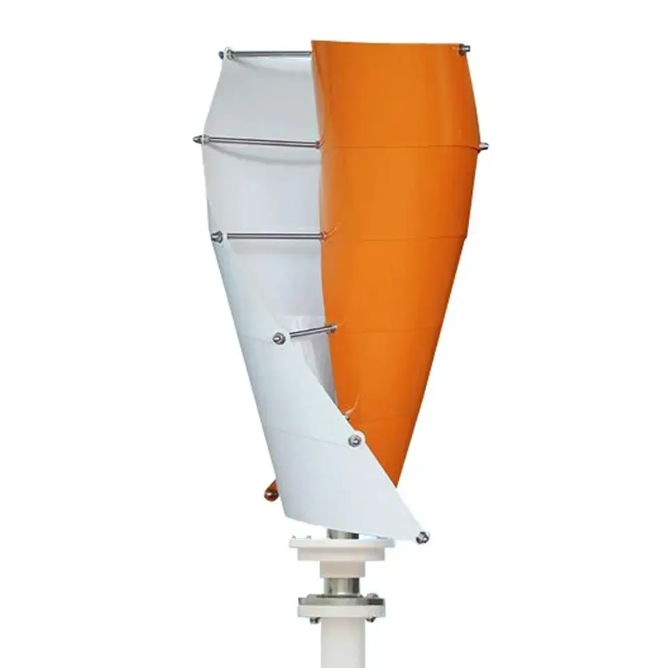 Turbin Angin Vertikal Kecil 10 - Solar Generator ulasan dan harga